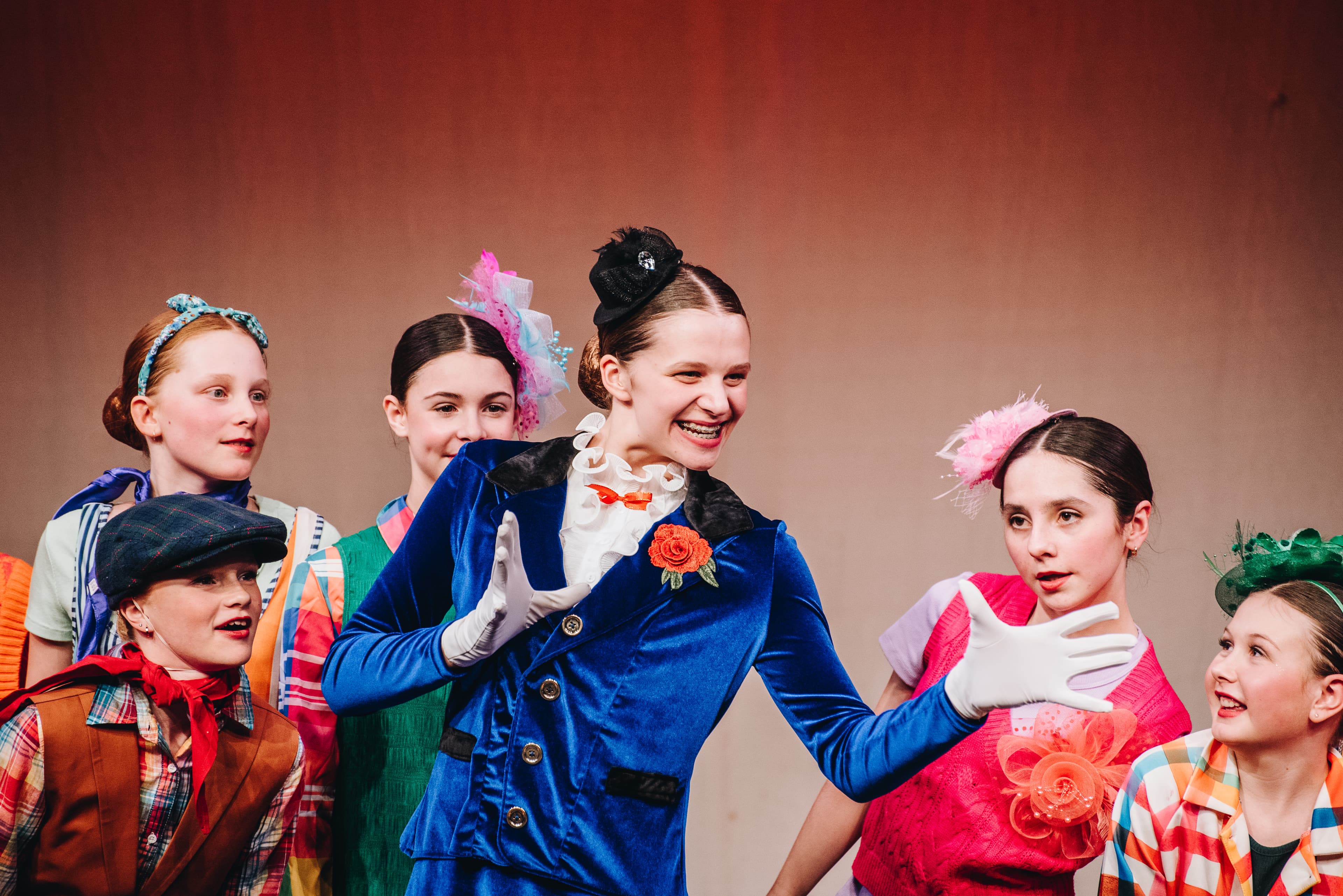Young dancers in recital